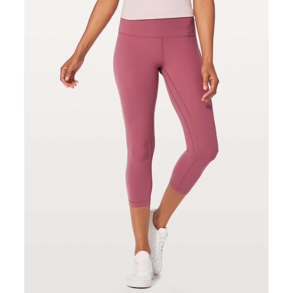 Lululemon Align Pant Waist Pockets Gym Yoga Merlot Pink Women's 6 Stretch